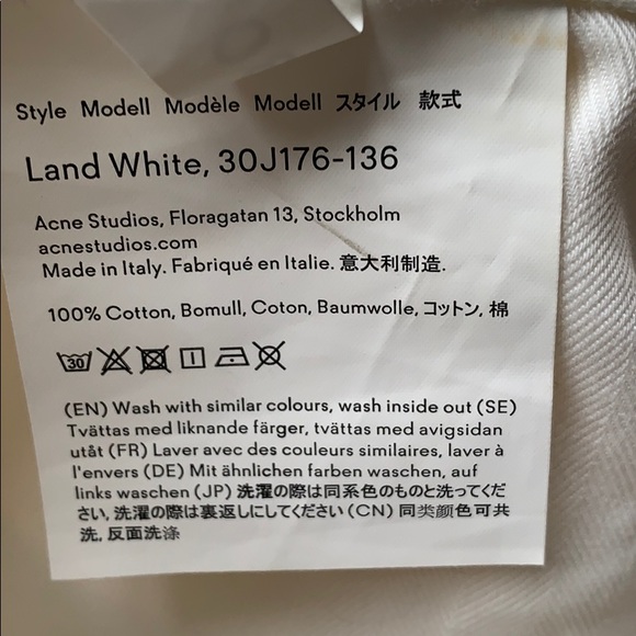 ACNE STUDIOS
White Blå Konst River Jeans - Picture 6 of 7